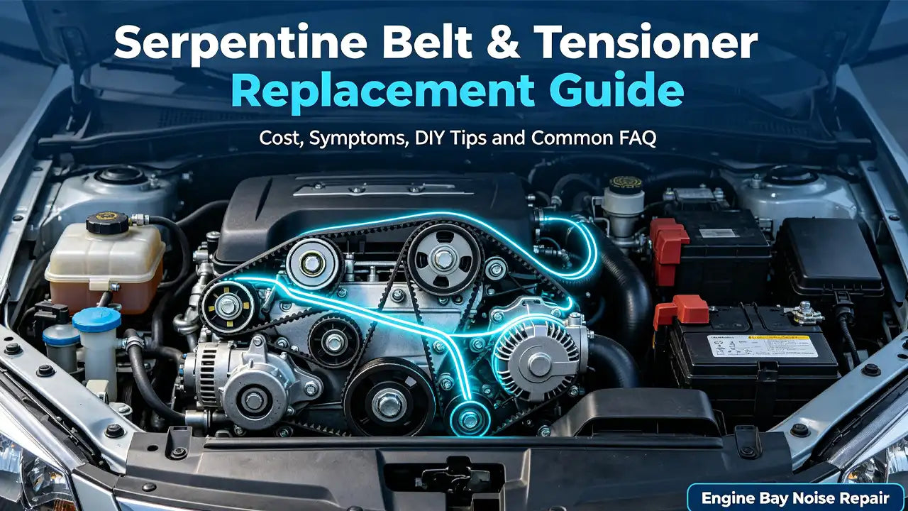 Cost to Replace Serpentine Belt and Tensioner: Should You Replace Them Together?