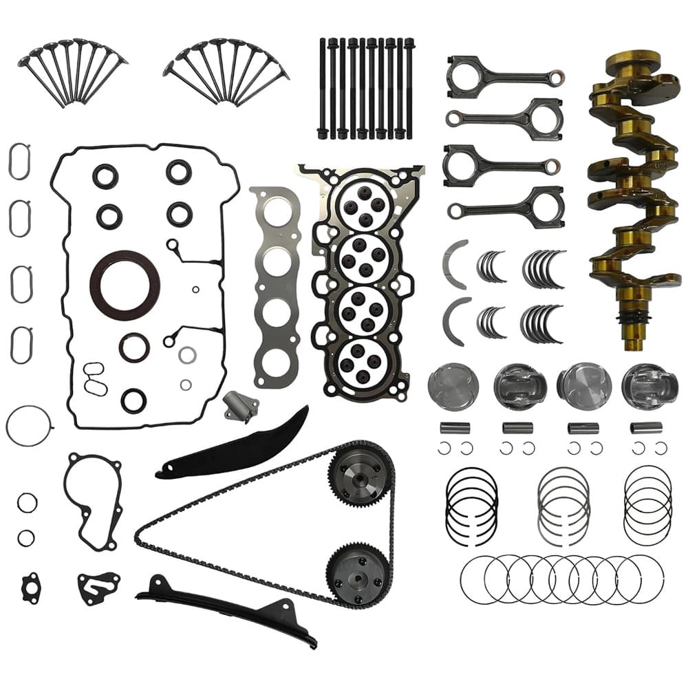 G4NB 1.8L Engine Rebuild Kit Crankshaft Pistons Rings Rods Bearings Timing Chain VVT For Hyundai Kia