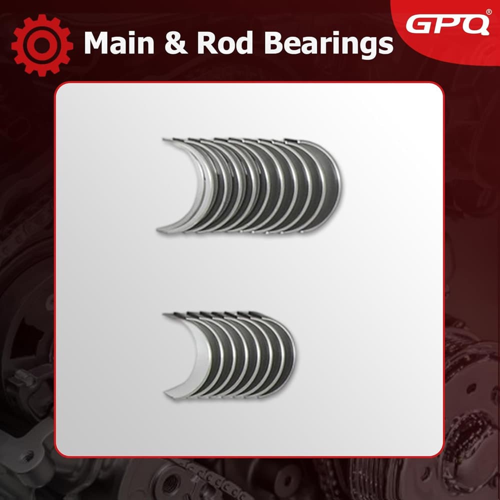 1.8L Main & Connecting Rod Bearings Set Engine Replacement Parts
