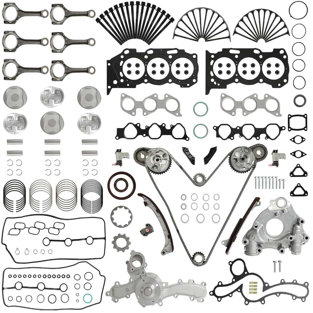 1GR‑FE 4.0L Engine Overhaul Rebuild Kit Gasket Timing‑Chain Oil Water Pump For Toyota 4Runner Tacoma