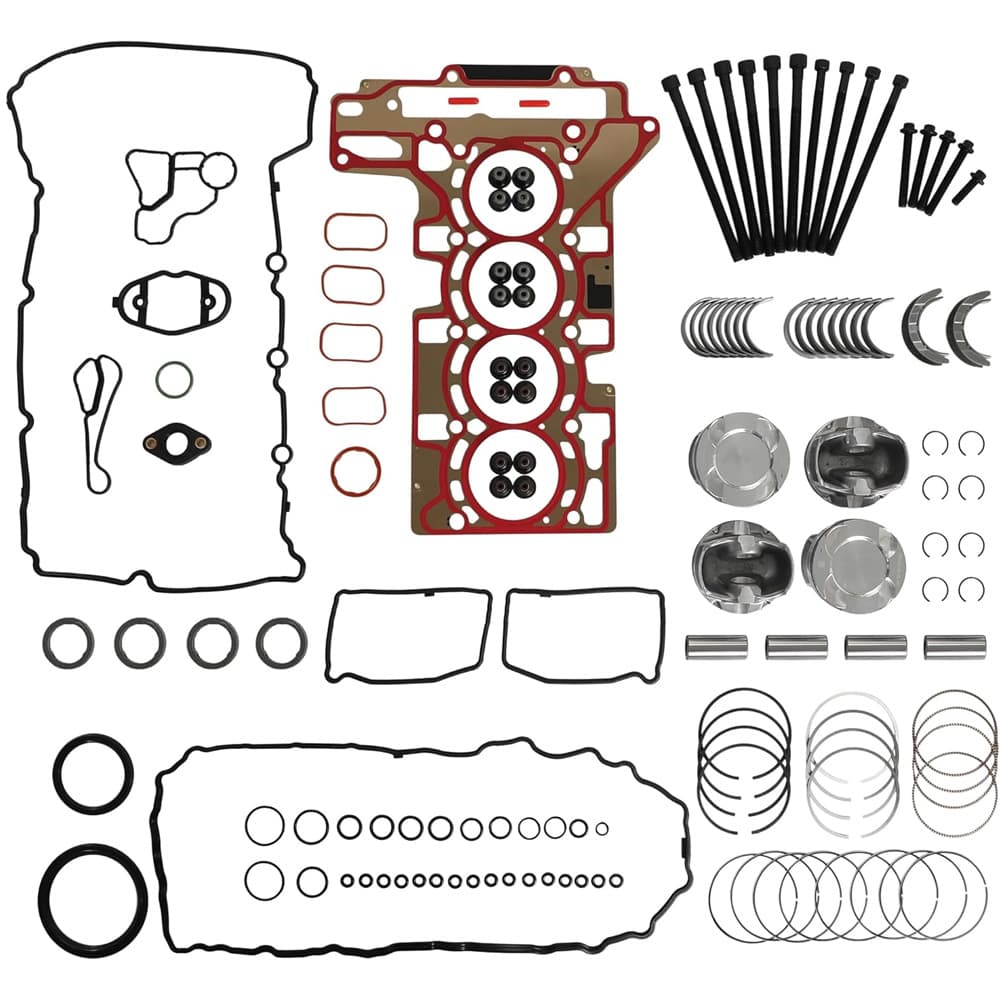 N20 N26 2.0L Rebuild Kit Piston Rings Bearings Head Gasket Bolts BMW

