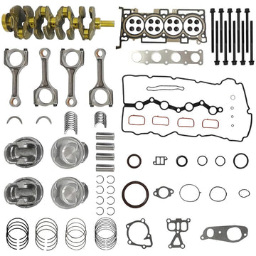 G4KJ 2.4L Full Engine Rebuild Kit With Crankshaft Piston Conrod Head Gasket For Hyundai Kia 11-19
