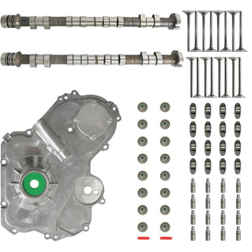 GM 2.4L Camshaft Rocker Lifter Timing Cover Oil Pump Kit Fit Buick Chevy Saturn 2008-2017 OE 12637040
