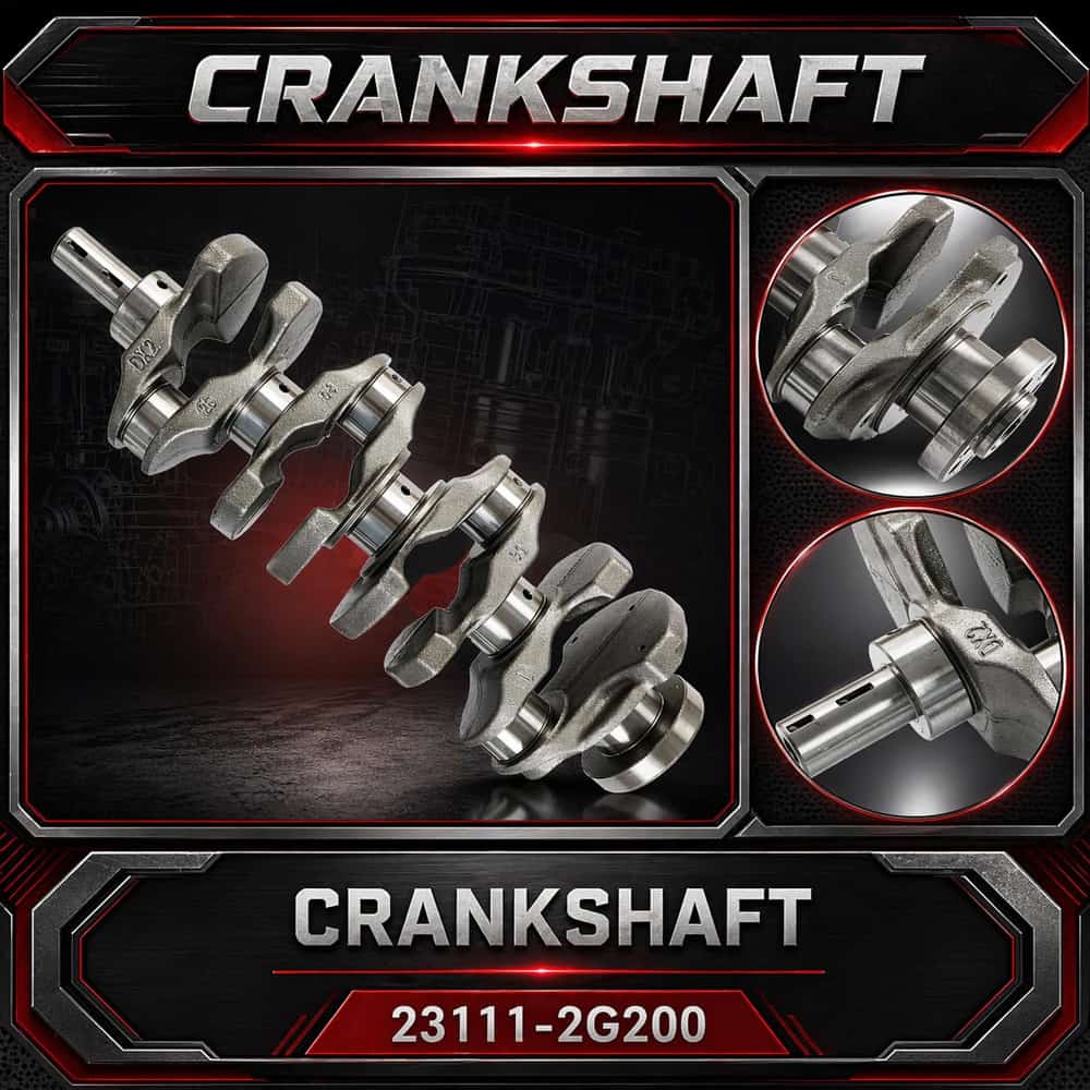 2.4L G4KE Crankshaft & Connecting Rod Replacement Set
