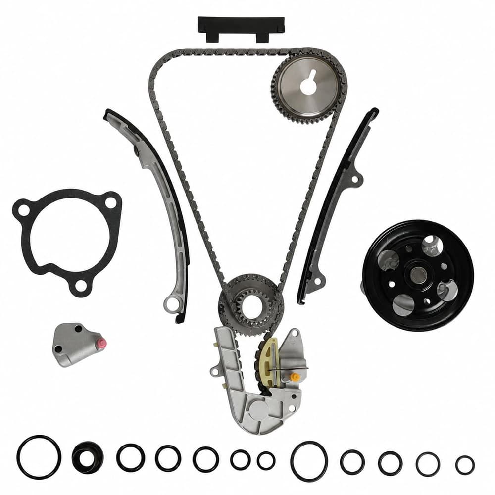 QR25DE 2.5L Timing Chain Kit Water Pump Balance Shaft Chain Fit Nissan Altima Sentra X-Trail 02-06
