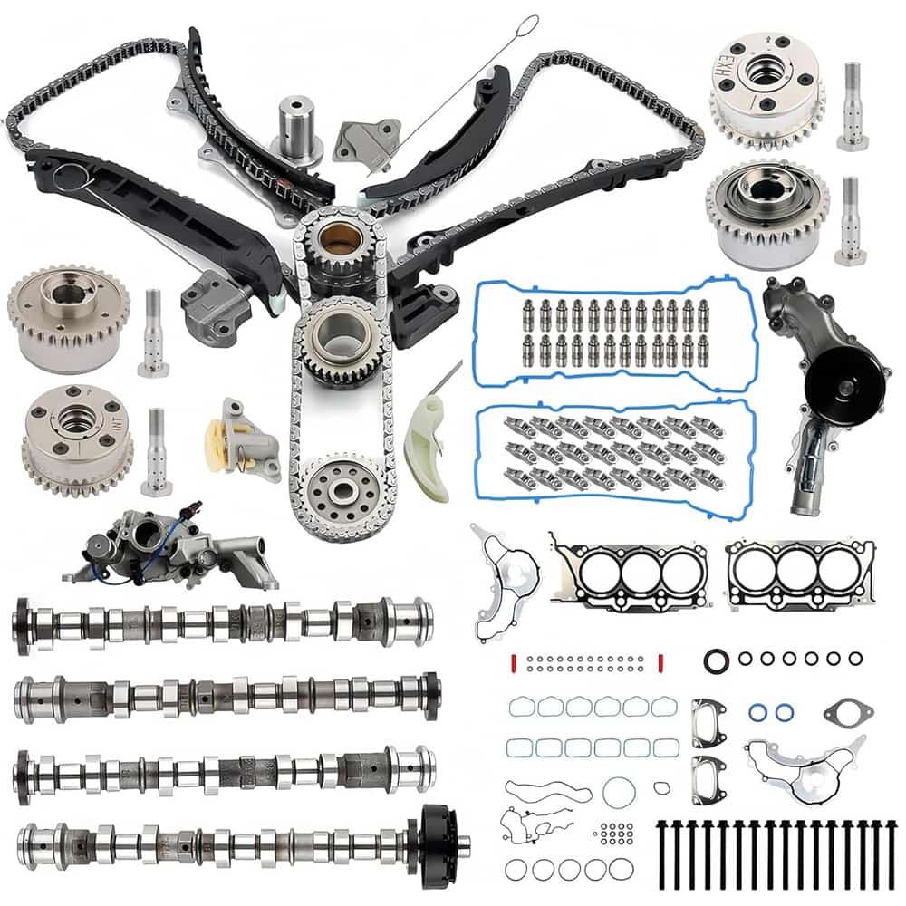 Fix timing rattle, oil pressure issues & engine overheating, OEM equivalent parts, 1-year warranty + free shipping
