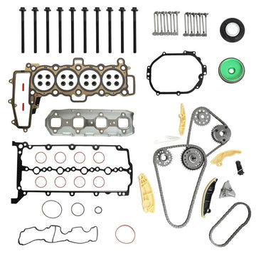 204DTD engine head gasket bolt set, timing chain kit and valves  for Land Rover Discovery Range Rover Evoque Jaguar XF XE X260 X760 2.0L







 