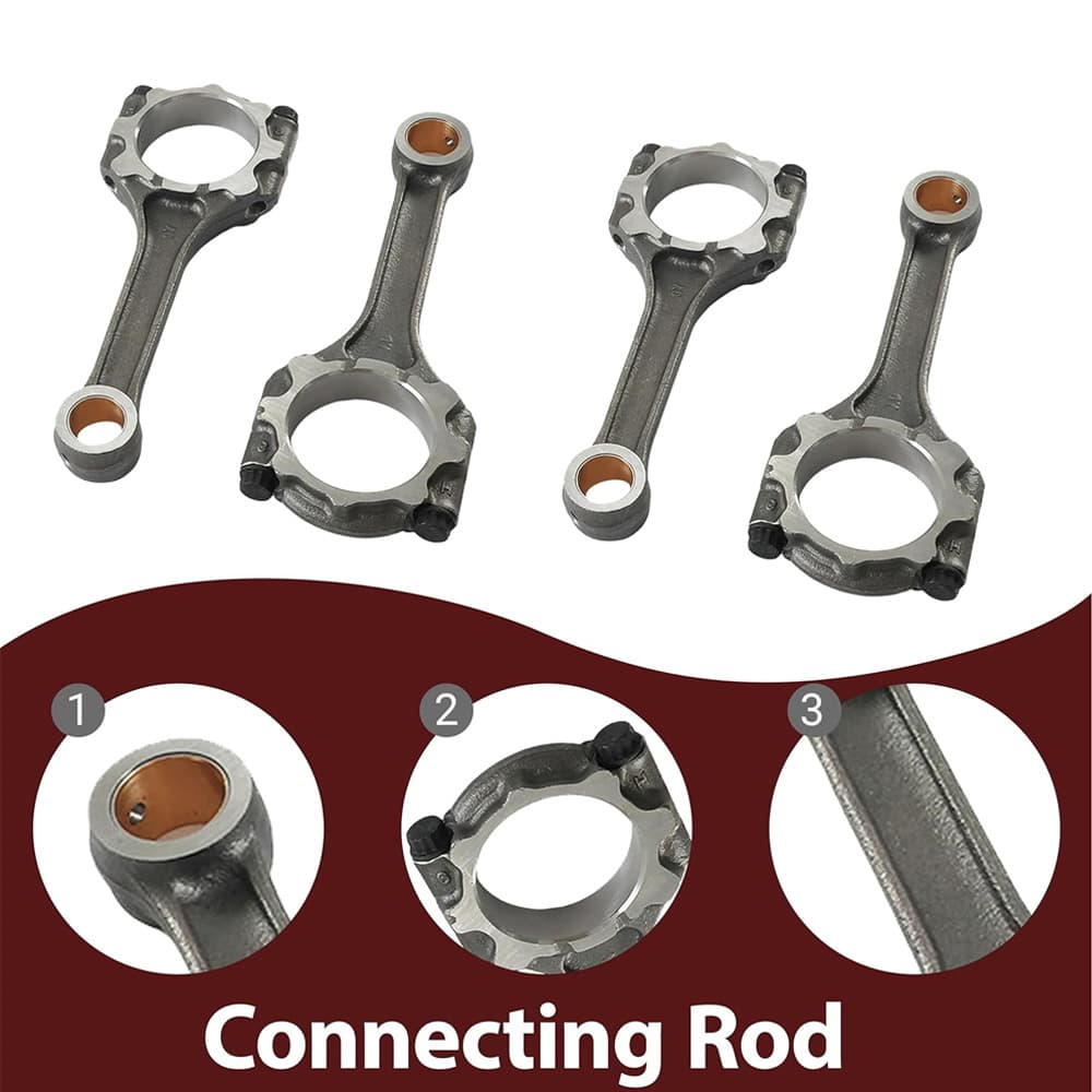 2AR-FE 2.5L connecting rod set fits Toyota Camry RAV4 Venza Scion tC Highlander 2009-2018 engine
