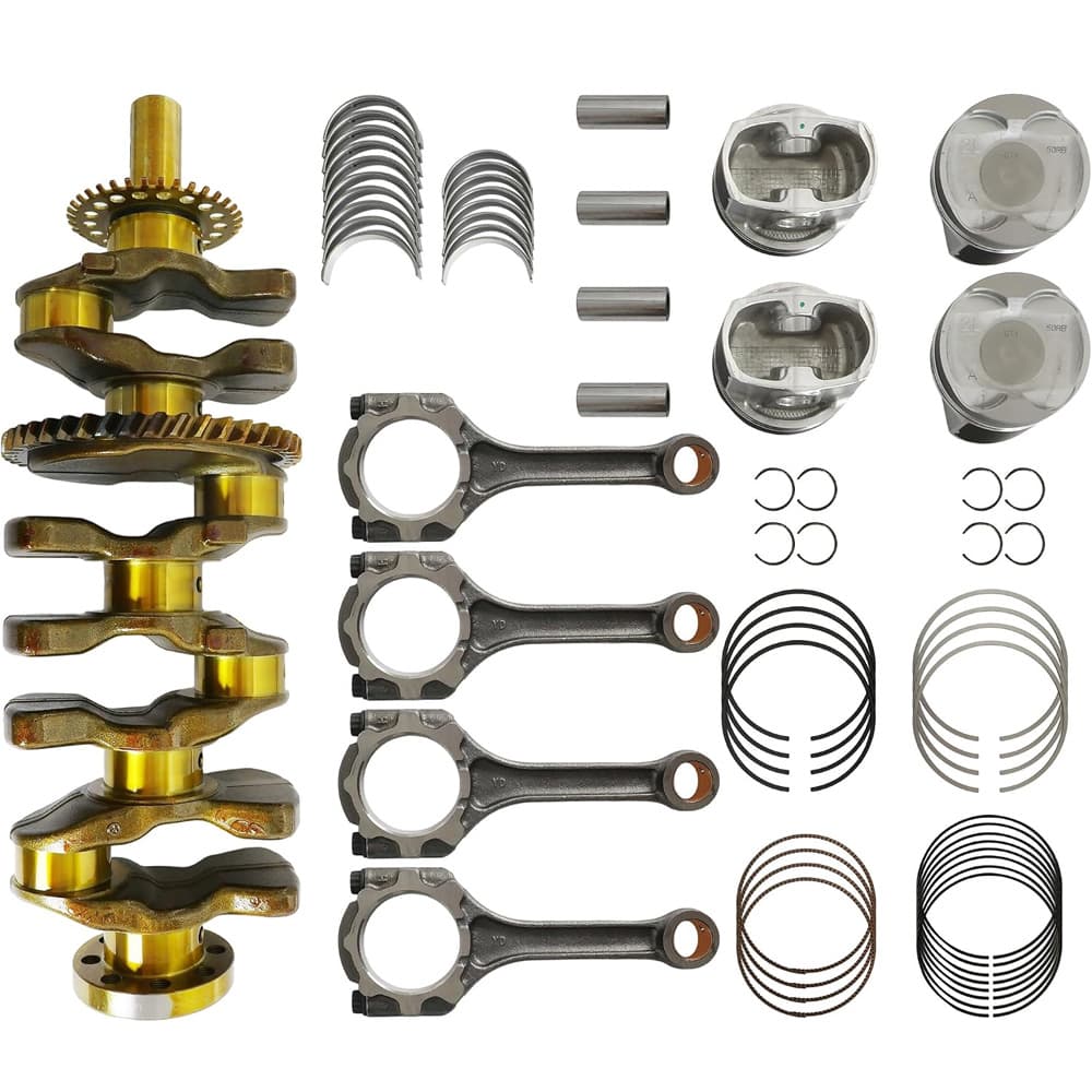 2AR‑FE 2.5L Engine Crankshaft Connecting Rod Pistons Bearings Kit For Toyota Camry RAV4 Scion tC 2009‑2018