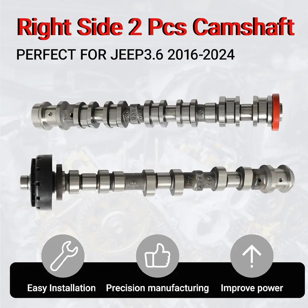 Right Side Intake Exhaust Camshaft Kit For Jeep Ram Dodge 3.6L V6 2016-2024
