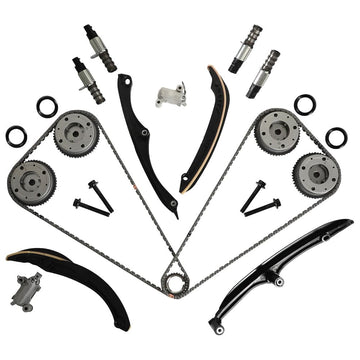 3-1079S Timing Chain Kit VVT Sprocket & Solenoid Ford 3.5L EcoBoost 2017-2024
