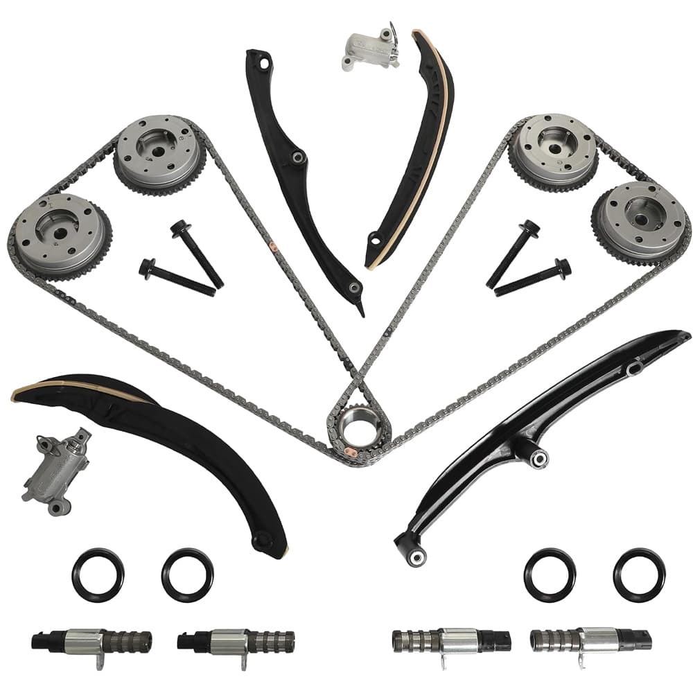 3.5L EcoBoost Timing Chain Kit 3-1079S Includes VVT Gear and Solenoid Valve
