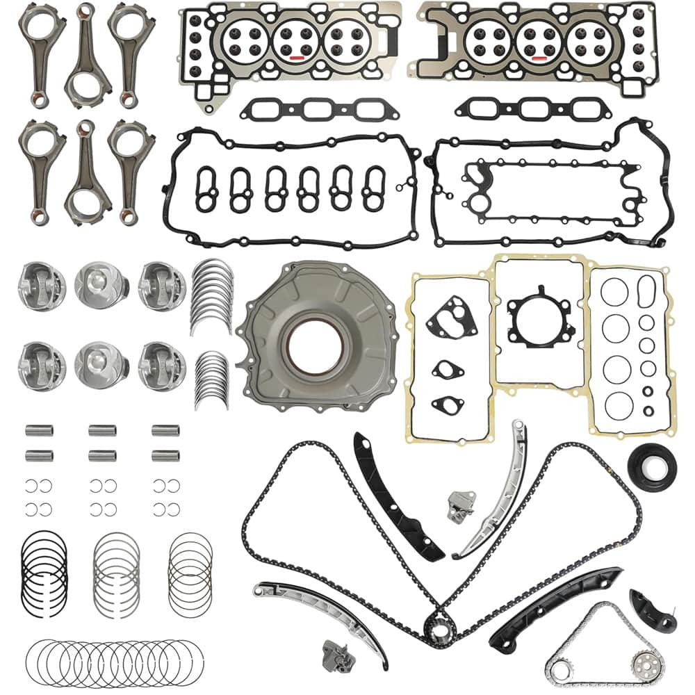Complete AJ126 Overhaul Kit Timing Chain Gasket and Connecting Rod Parts
