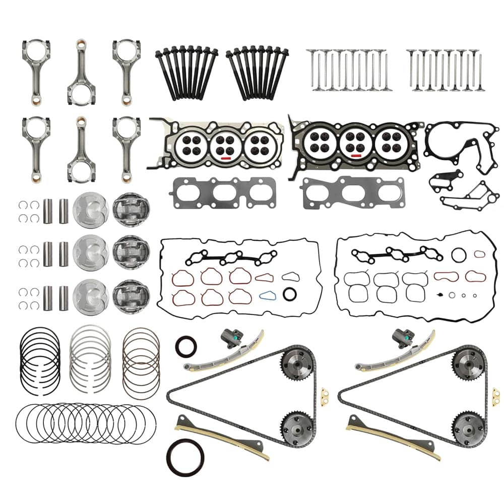 3.3L G6DH Engine Rebuild Kit Gasket Timing Chain VVT Piston Conrod Set

