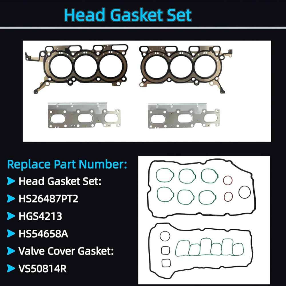3.5L V5 Complete Engine Rebuild Gasket Kit
