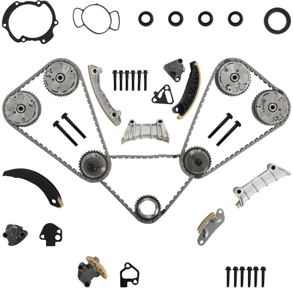 3.0L 3.6L V6 Timing Chain Kit Intake Exhaust VVT Sprocket Set
