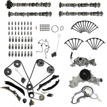 3.6L engine camshaft valves lifters rocker arm timing chain water oil pump assembly