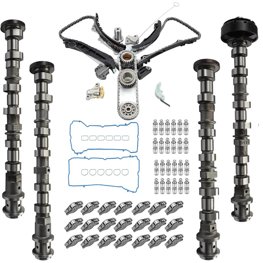 3.6L Timing Chain Kit 4Pcs with Camshafts, Valve Lifters & Rocker Arms Engine Rebuild Set