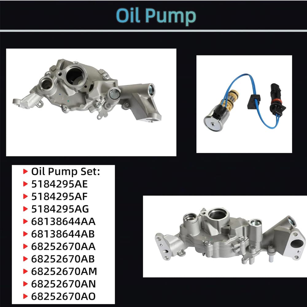 For Dodge Charger Challenger Chrysler 300 200 Jeep Grand Cherokee Ram 1500 Oil Pump