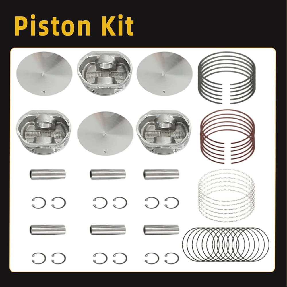 3.7L V6 piston rings set fits Dodge Dakota Ram1500 Jeep Grand Cherokee Mitsubishi Raider 2004-2012
