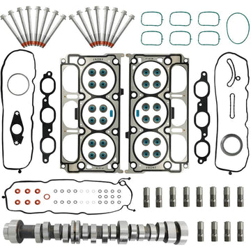 4.3L Non AFM DOD Camshaft Lifters Kit With Head Gasket Set Fit Chevy Silverado GMC Sierra 1500 2014-2021 V6
