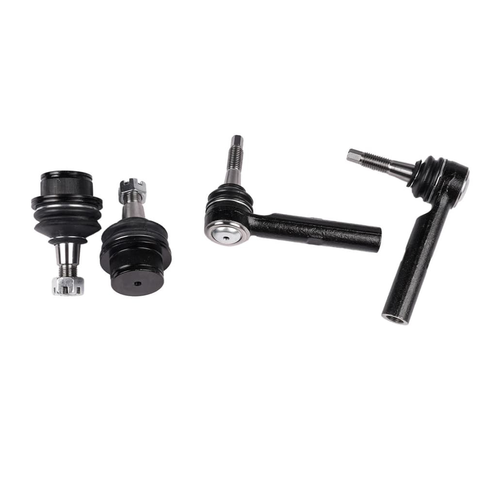 GM 2pcs Lower Ball Joints + 2pcs Outer Tie Rod Ends