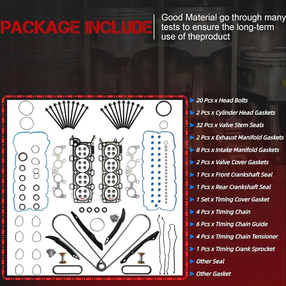 Heavy Duty 5.0L Engine Rebuild Replacement Parts Kit