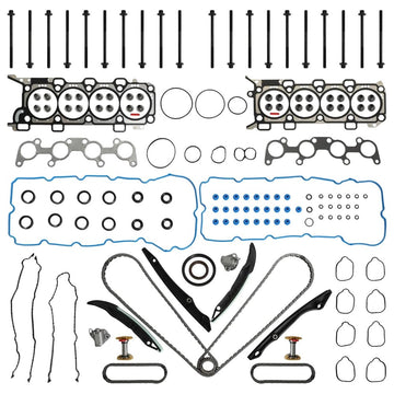 5.0L V8 Full Engine Gasket Bolts & Timing Chain Assembly Set
