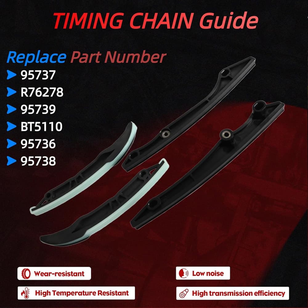 V8 5.0L Engine Overhaul Gasket Bolt Timing Chain Set
