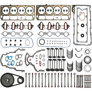 5.3L LS Head Gasket Bolt Timing Kit Main & Connecting Rod Bearings GM Vortec V8 Rebuild Set
