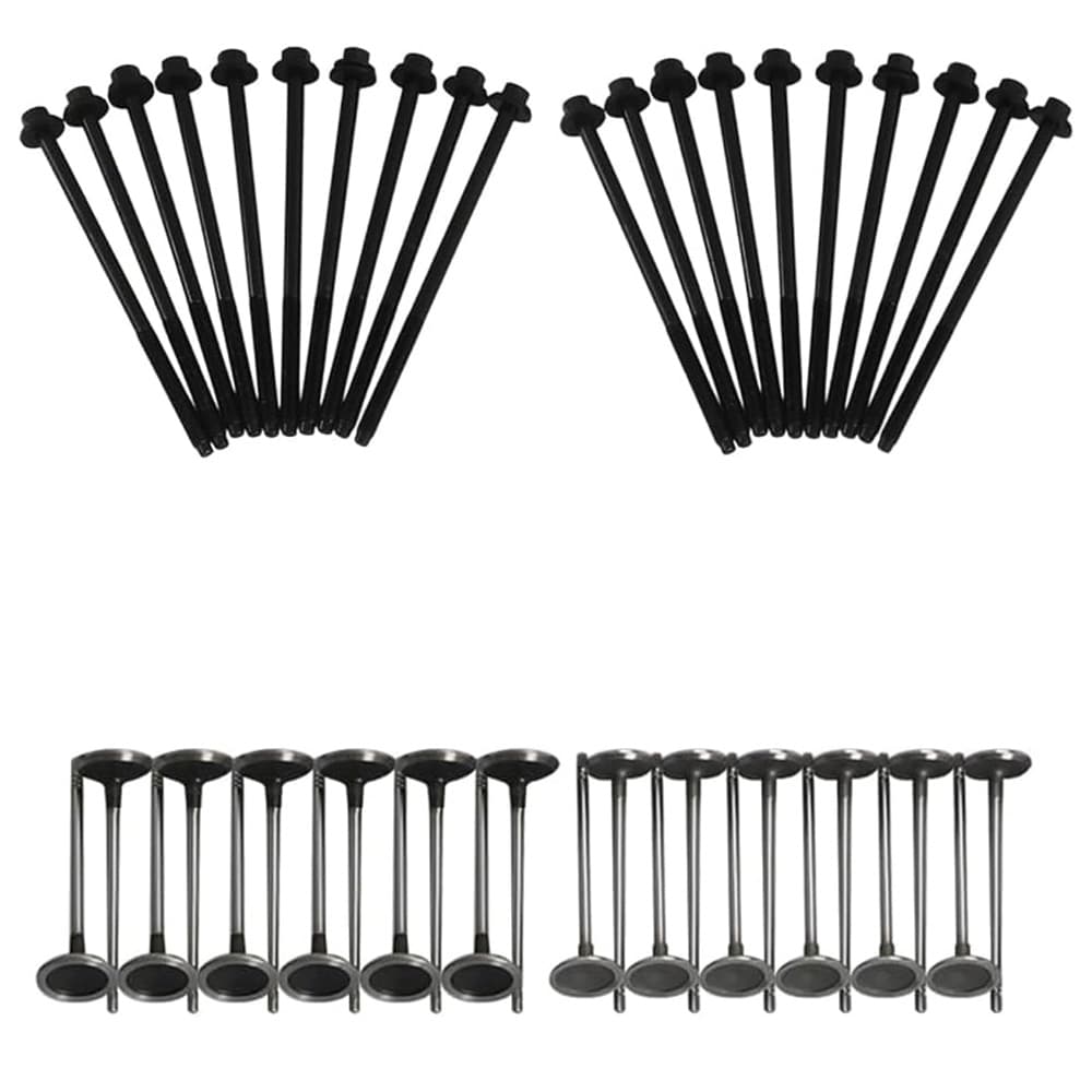 5.4L V8 3V Intake Exhaust Valve & Cylinder Head Bolt Set

