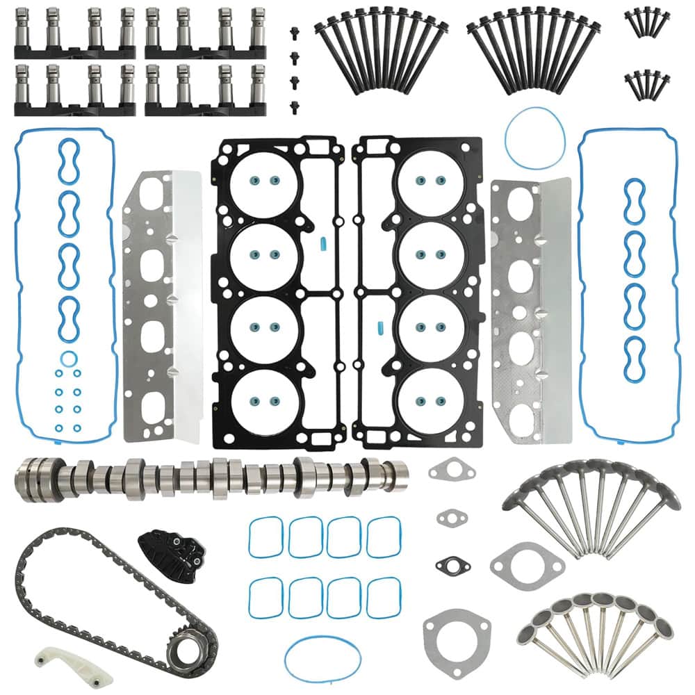 5.7L Hemi Non-MDS V8 Cam Lifters Valves Timing Kit Head Gasket & Head Bolt
