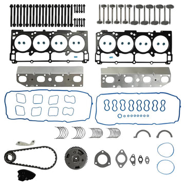 Complete 5.7L HEMI Engine Rebuild Kit: Head Gasket Set, Timing Chain & VVT Sprocket
