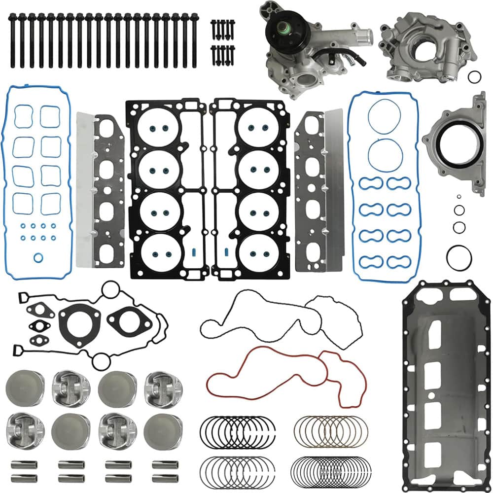 5.7 HEMI Head Gasket Set Water Oil Pump Piston Rings Kit Fit For Dodge Jeep Ram 2009‑2016