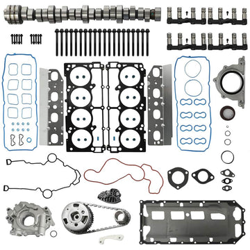 5.7 HEMI MDS Lifters Camshaft Oil Pump Timing Chain Kit Gasket Set Fit Dodge Ram Jeep Chrysler
