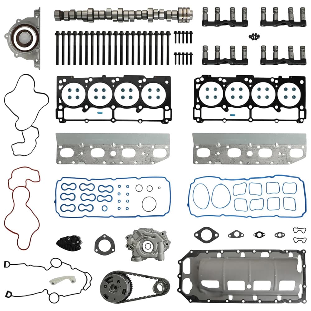 5.7L HEMI MDS Full Rebuild Kit Cam Lifters Timing Chain Head Gasket Oil Pump Fit Jeep Dodge Ram Chrysler
