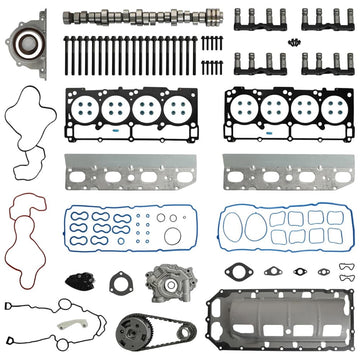 5.7L HEMI MDS Full Rebuild Kit Cam Lifters Timing Chain Head Gasket Oil Pump Fit Jeep Dodge Ram Chrysler
