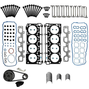 6.4L Hemi V8 Head Gasket Timing Chain Bolt Tensioner Conrod Bearing Kit For Dodge Jeep Ram Chrysler 2011-2018
