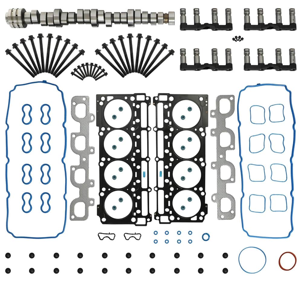 6.4 Hemi MDS Lifters Camshaft Kit with Head Gaskets, Fit for Dodge Challenger Charger Jeep Grand Cherokee 6.4L V8