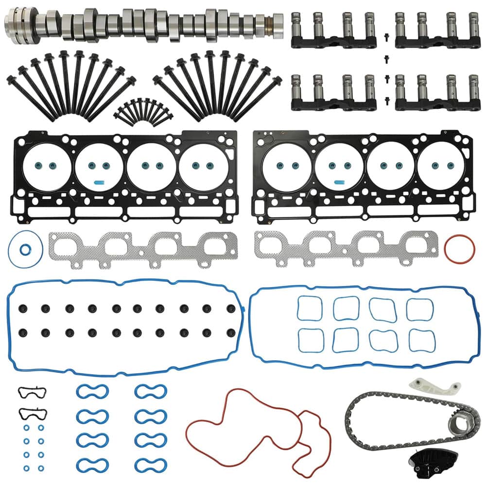 6.4 Hemi MDS Lifters Camshaft Kit, Timing Chain Kit, Head Gasket & Bolts Set