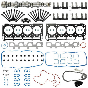 6.4 Hemi MDS Lifters Camshaft Kit, Timing Chain Kit, Head Gasket & Bolts Set