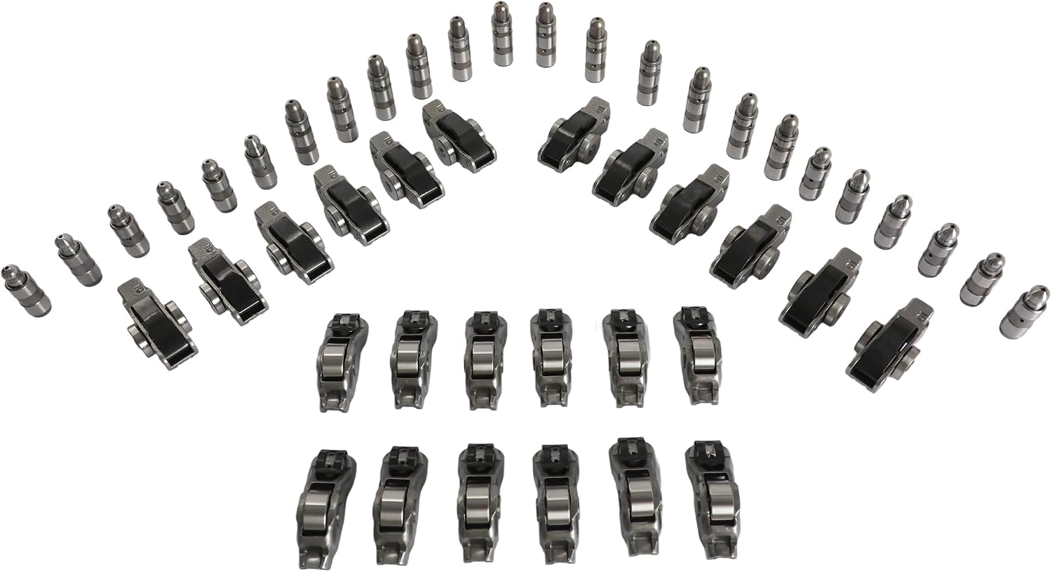 GPQ 24Pcs Intake Exhaust Lifter Rocker Arm Kit For Dodge Jeep Chrysler 3.6L 16‑24