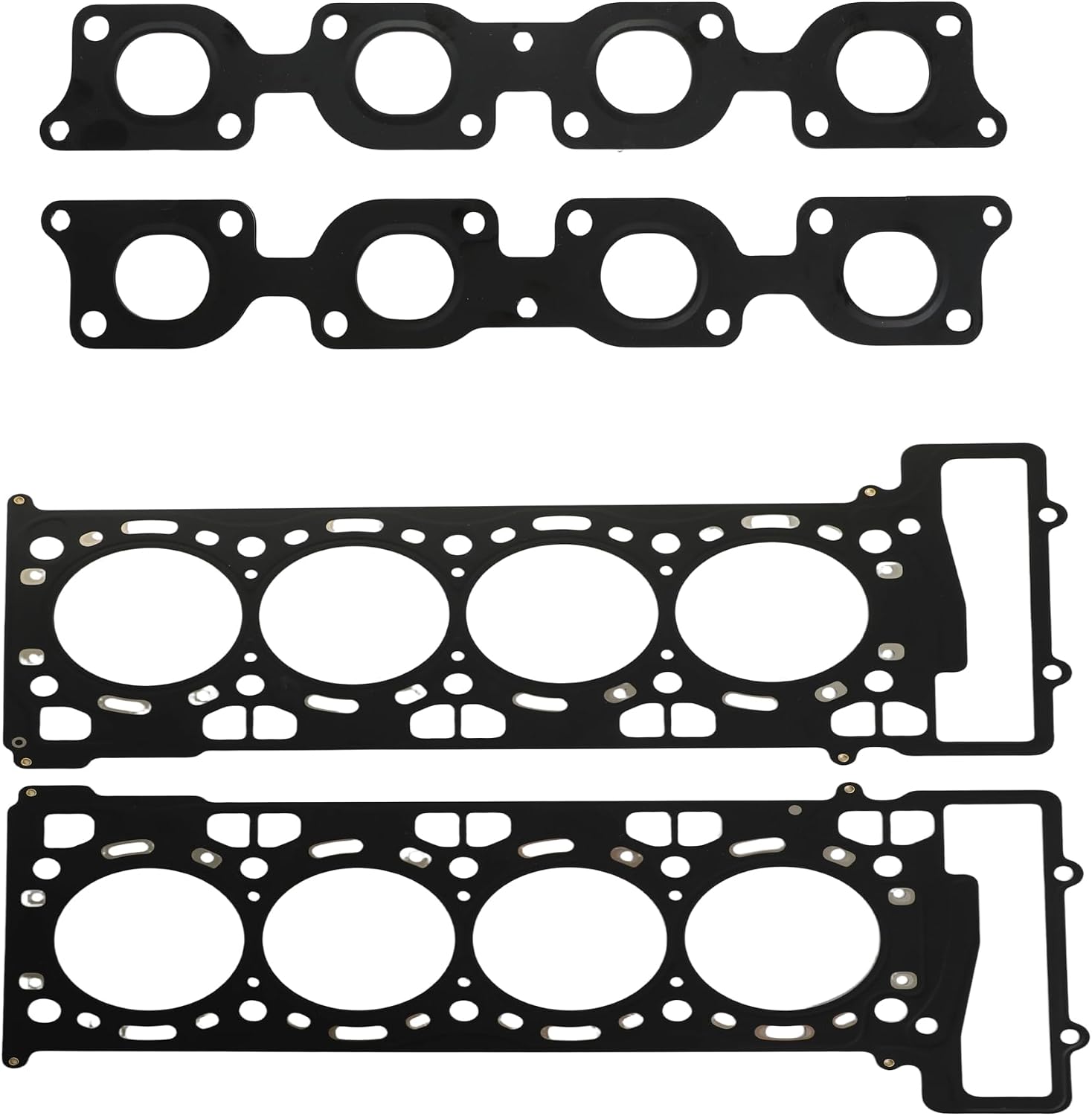 GPQ N63B44 Pistons Kit Head Gasket Set w/ Bearings For BMW 550i 650i 750Li X5 X6 B7 4.4T V8 12-18