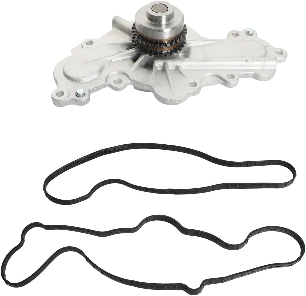 GPQ Timing Chain Kit w/Water Pump For Ford Lincoln 11-17 125-3340 For Explorer Flex Fusion Taurus MKS MKT MKZ 3.5L 3.7L BL3Z-6268-A Addresses Internal Water Pump Leakage&Chain Issues