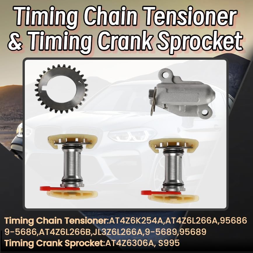 GPQ Timing Chain Kit For Ford F150 Explorer Flex Taurus Edge Lincoln MKS MKX MKZ 3.5L 3.7L V6 11-19