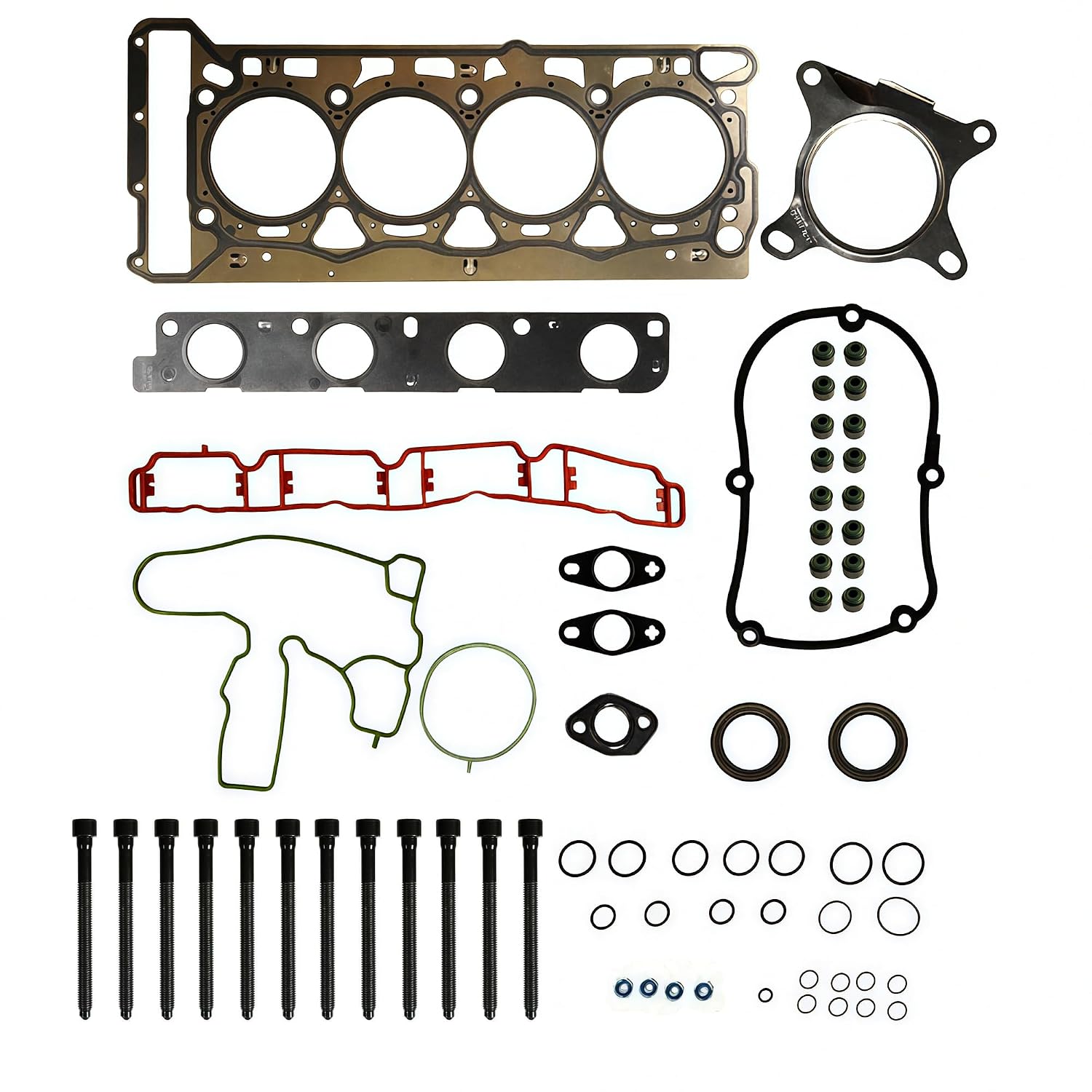 GPQ EA888 Gen2 MLS Head Gasket Set with Bolts Audi VW 2.0L 08-18 HS26455PT