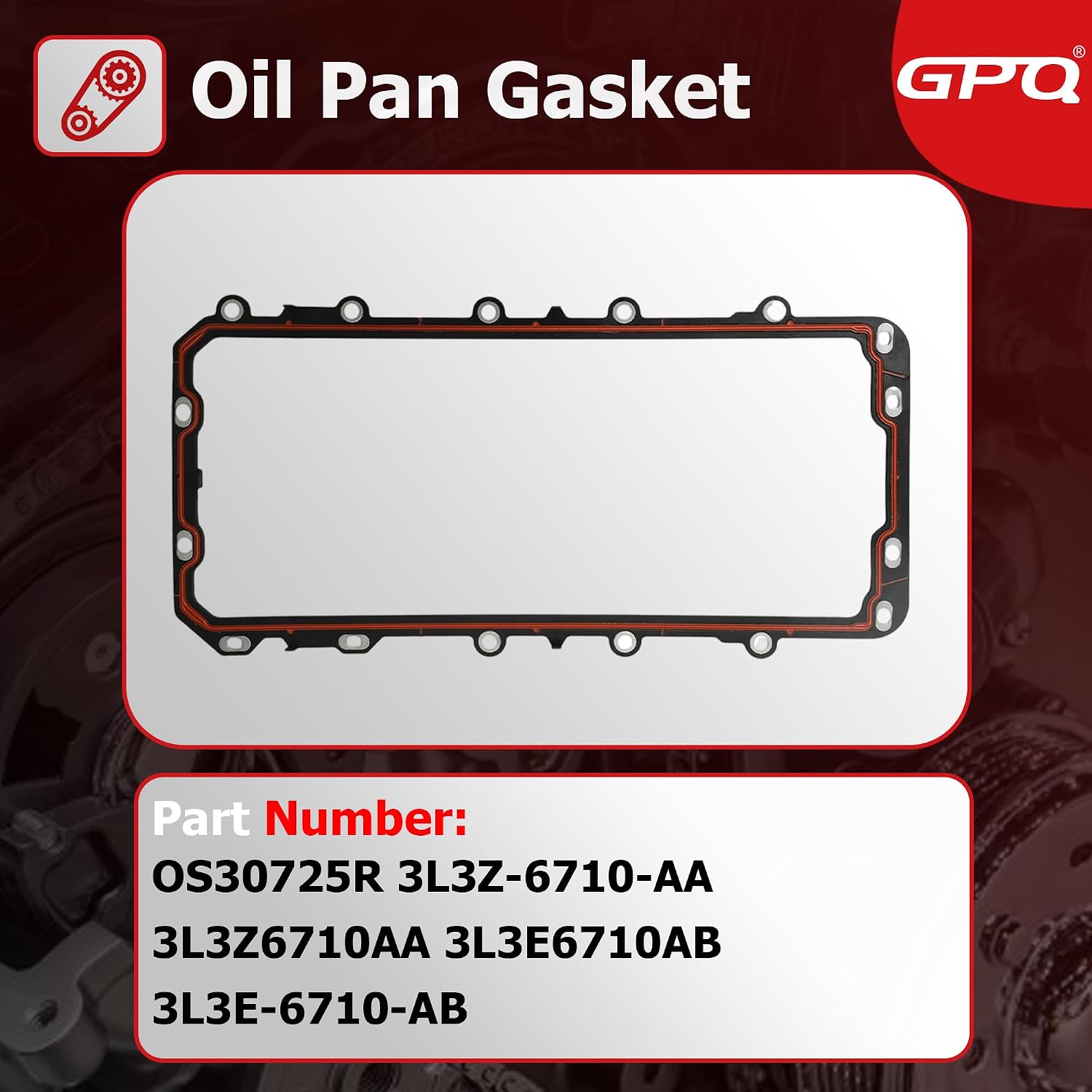 GPQ Head Gasket Set w/Bolts For Ford F-150 F-250 Lincoln 3V 5.4L 2005-2006 F-350 Super Duty Expedition Mark LT Navigator HS26306PT 3L3Z-6584-DB 3L3Z-9439-DA