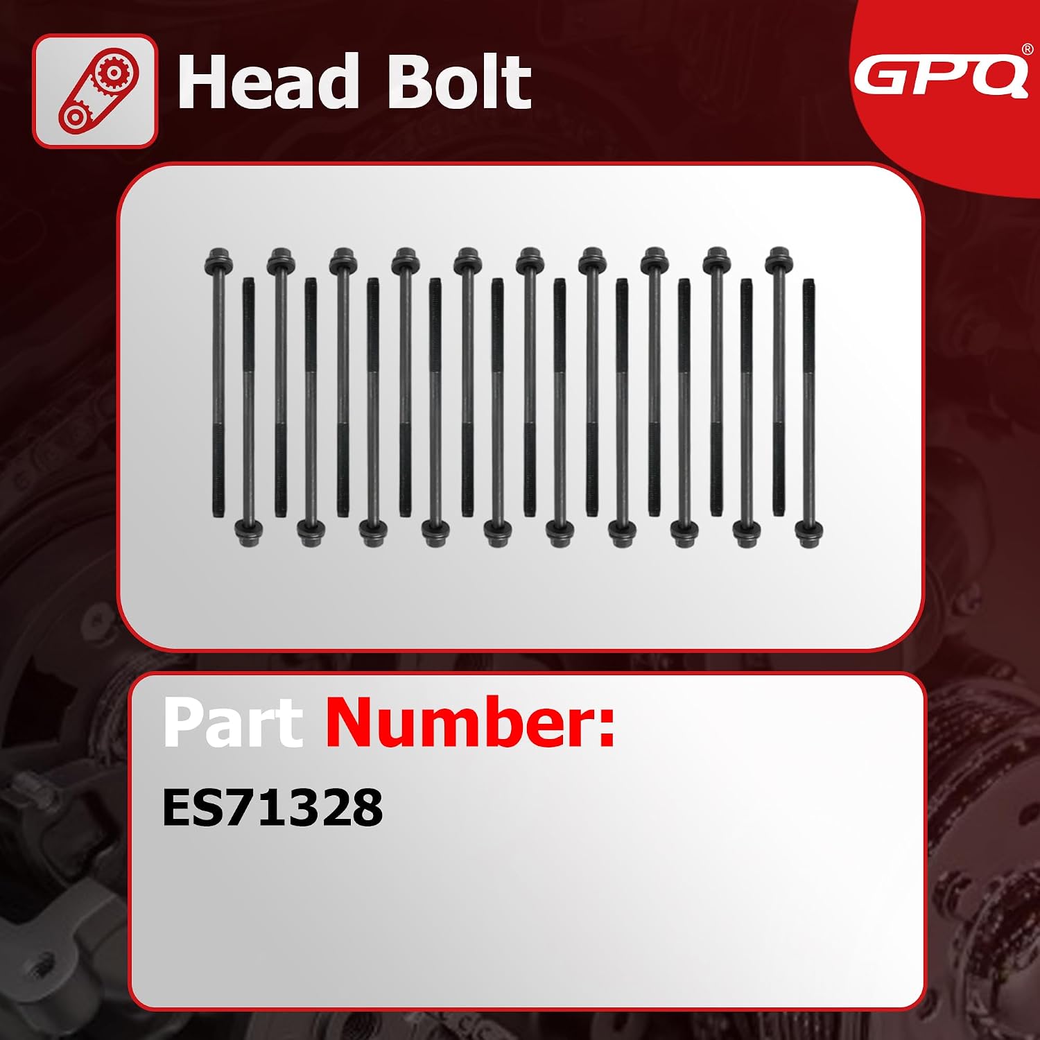 GPQ Head Gasket Set w/Bolts For Ford F-150 F-250 Lincoln 3V 5.4L 2005-2006 F-350 Super Duty Expedition Mark LT Navigator HS26306PT 3L3Z-6584-DB 3L3Z-9439-DA