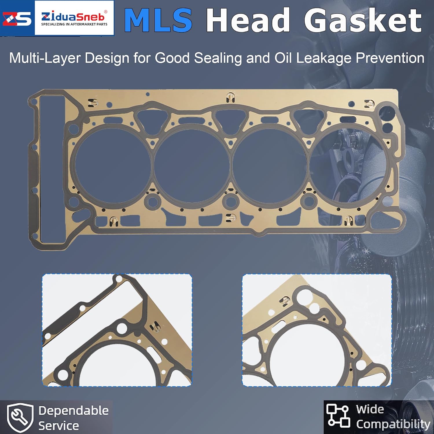 GPQ 06D109601M 2.0T TFSI Head Gasket Timing Chain Kit Audi VW CCTA CAEB 08-13