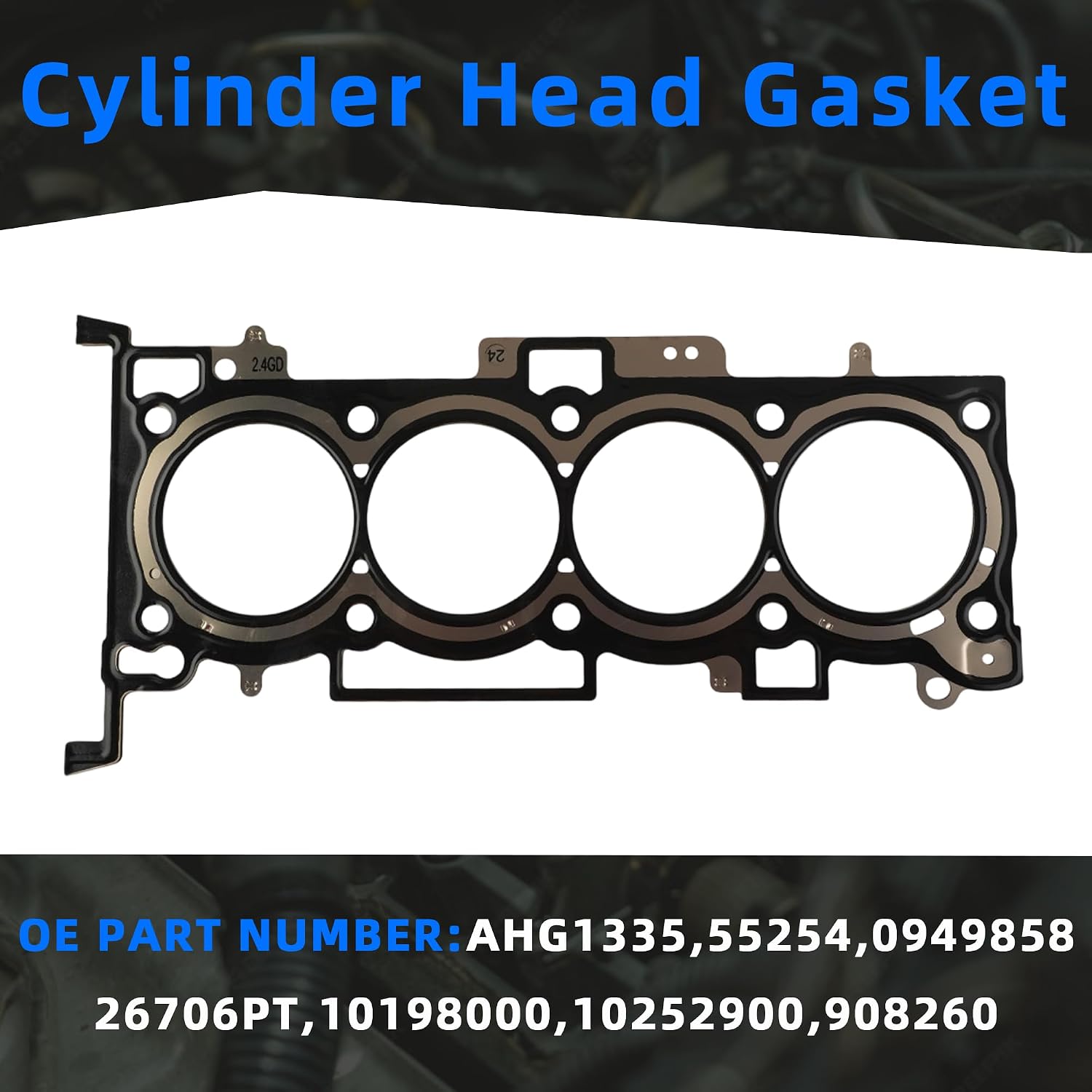 GPQ 2.4L Head Gasket Set For Hyundai Santa Fe Tucson Kia Forte 10-15 HS54741B